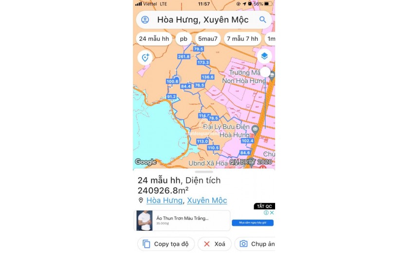 Chủ bán 24 ha hoà hưng giá đầu tư cho nhà đầu tư làm dự án