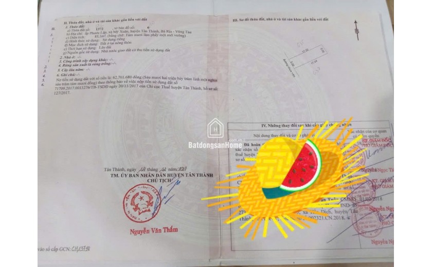 chủ cần bán 2 lô tdc Phước lập đg chợ kinh doanh buôn bán OK
