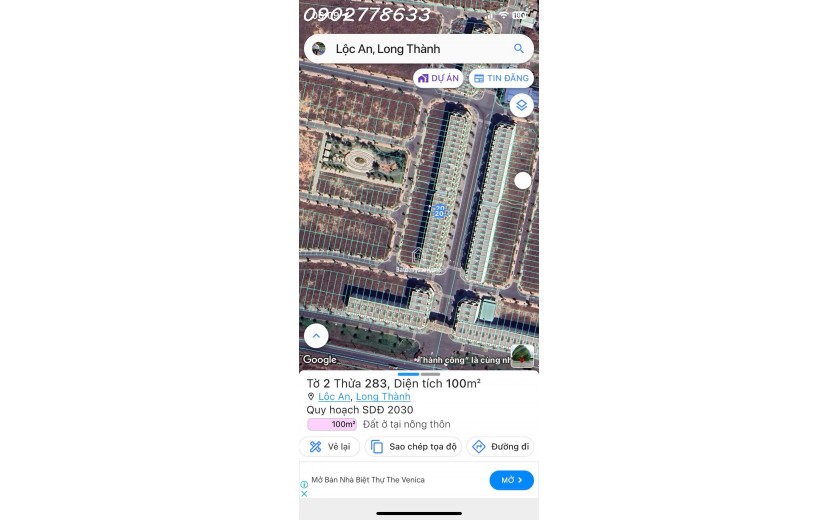 6.4 tỷ Căn Shophouse nhà phố mặt tiền đường 24m trục chính dự án STC Long Thành. Cách sân bay 4km