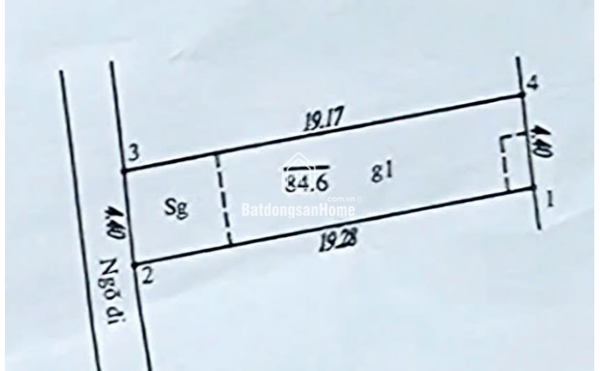Bán nhà ngõ Tam Trinh, Mai Động, Hoàng Mai, 85m², 3.8 tỷ