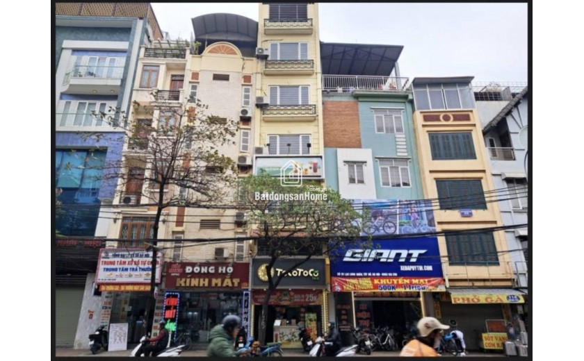 Bán nhà mặt phố Lạc Long Quân vỉa hè kinh doanh, thang máy 55m 7tầng 27,0tỷ