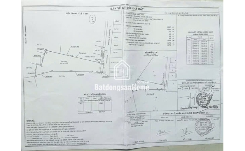 Bán Đất Hẻm 551 Lê Văn Khương, P.Hiệp Thành Q12