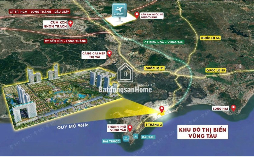 Bán căn hộ Sun Blanca City Vũng Tàu, 32m², 3 tỷ