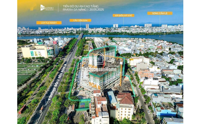 Tòa A dự án Masteri Rivera Đà Nẵng - Chính thức nhận Booking
