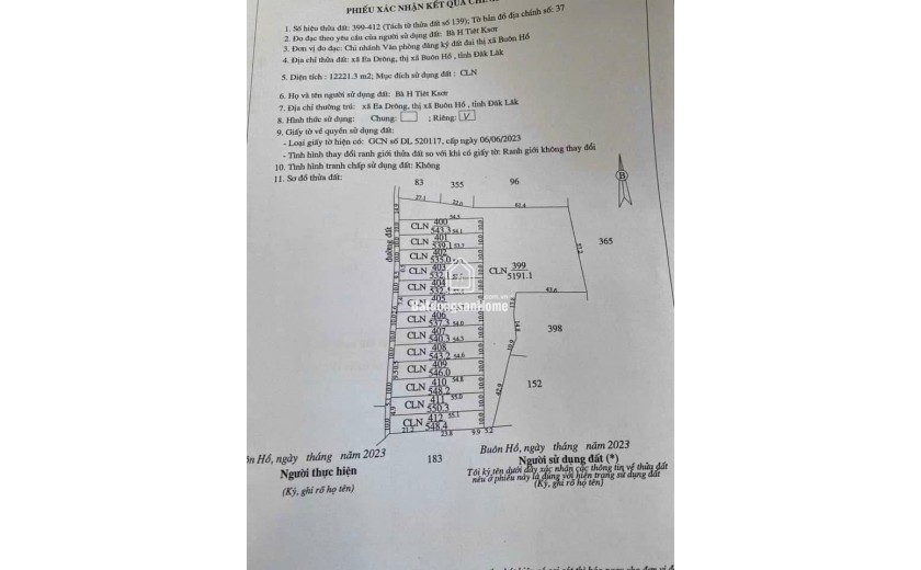 Bán 3.000m2 cạnh đường 29 thị xã Buôn Hồ. Giá; 900tr. Lh 0918.76.9977