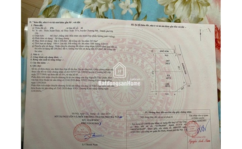 467m thủy xuân tiên chương mỹ