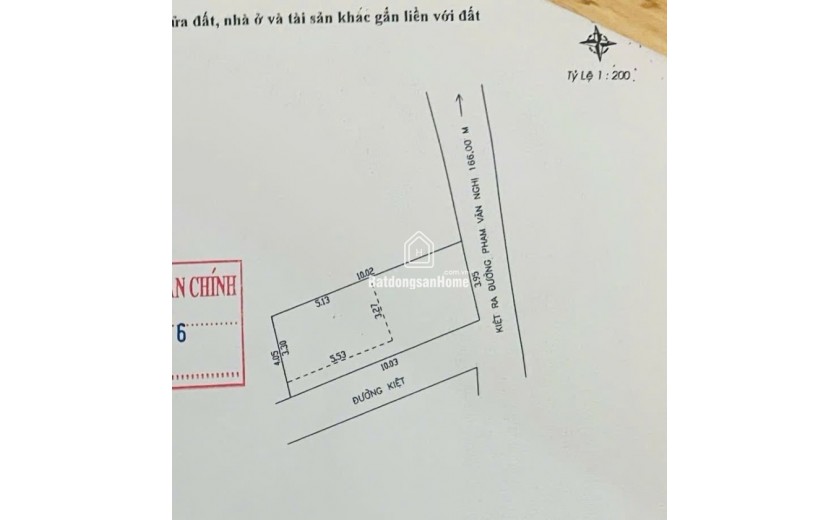 HÀNG HIẾM! Lô góc 2 mặt kiệt Phạm Văn Nghị,Thanh Khê – Thu Nhập 7.5 Triệu – Giá 2.6 Tỷ
