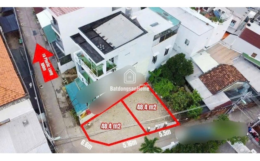 BÁN GẤP 2 LÔ QUAY ĐẦU HẺM 20 ĐƯỜNG PHƯỚC LONG.