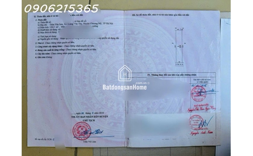 Tôi cần bán lô đất 136m2, Văn Sơn, Hoàng Văn Thụ, ngõ thông, ô tô