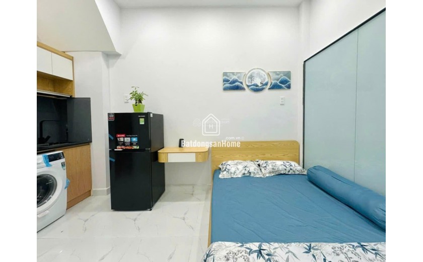 Siêu tốt hiện nay CHDV Nơ Trang Long, DT 88.7m2 + 5 tầng thiết kế 10 phòng, thu nhập ổn định