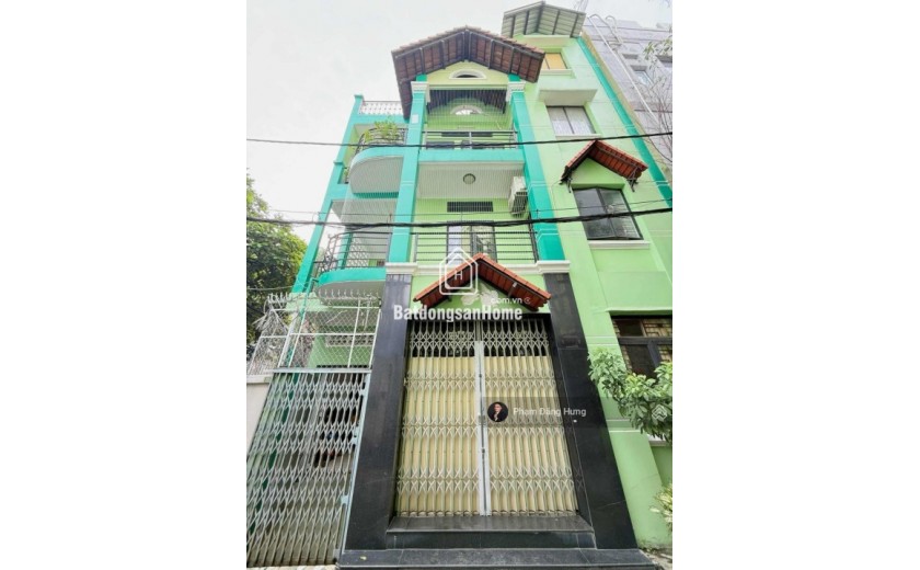 Gấp! Nhà 92m2, ngang 9m, hẻm oto 4.5m, sát mặ tiền Hoàng Hoa Thám. Bình Thạnh, 4 tầng, 15.9 tỷ TL