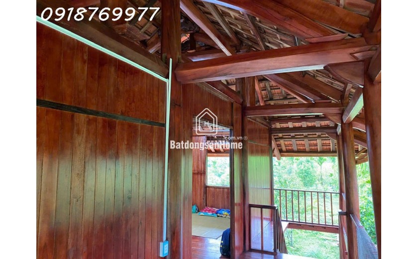 Chỉ với 3,9tỷ có 10.000m2 đất vườn Sầu riêng thu 500tr/năm. Nhà sàn cực đẹp, view VIP.