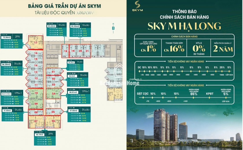 Bán Chung Cư 1PN, 1WC tại Hoàng Quốc Việt, 1,7 tỷ, 38,8m2, view 