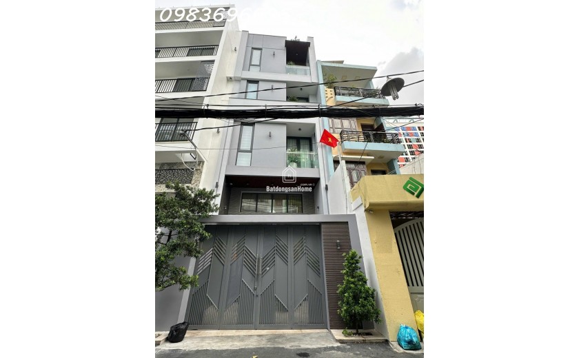 BÁN NHÀ QUẬN 3 – NGANG KHỦNG 6.5M – HẺM 2 XE HƠI TRÁNH – 5 TẦNG – GIÁ CHỈ NHỈNH 8 TỶ
