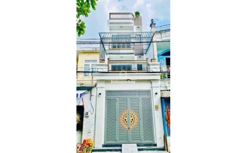 MẶT TIỀN 3 TẦNG - ĐƯỜNG SỐ 4 - LÊ VĂN QUỚI- GẦN NGÃ TƯ BỐN XÃ - BÌNH TÂN GIÁP TÂN PHÚ- 4PN( 4 x 16 ) 65M2 - FULL NỘI THẤT
