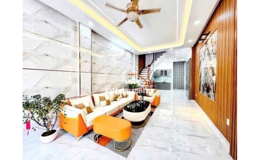MẶT TIỀN 3 TẦNG - ĐƯỜNG SỐ 4 - LÊ VĂN QUỚI- GẦN NGÃ TƯ BỐN XÃ - BÌNH TÂN GIÁP TÂN PHÚ- 4PN( 4 x 16 ) 65M2 - FULL NỘI THẤT