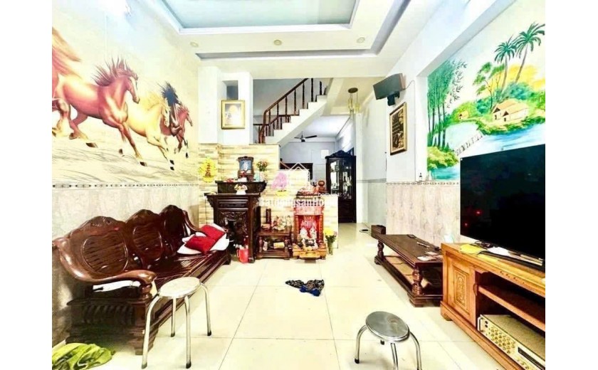 NHÀ 3 TẦNG - HẺM XE HƠI - HƯƠNG LỘ 2- NGAY BỆNH VIỆN BÌNH TÂN - GIÁP TÂN PHÚ ( 4 x 16 ) 65M2 , 5.39 tỷ THƯƠNG LƯỢNG