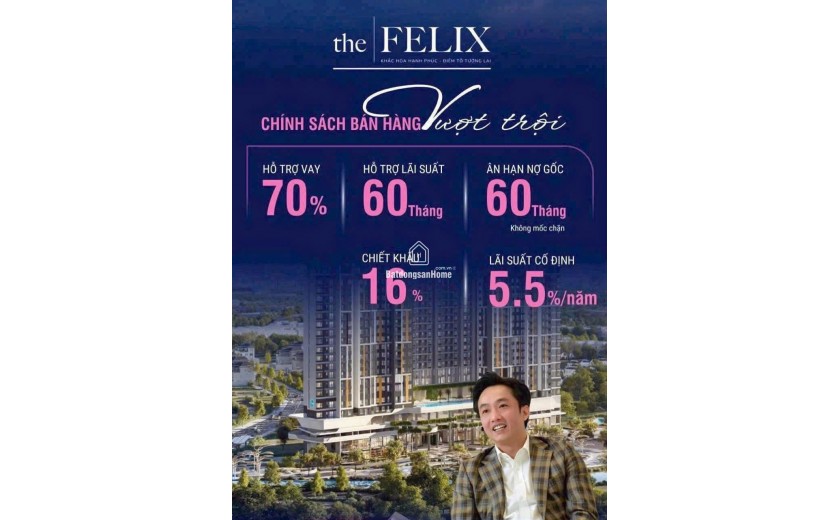 1,4 TỶ/ CĂN HỘ THE FELIX CỦA DOANH NHÂN NGUYỄN QUỐC CƯỜNG