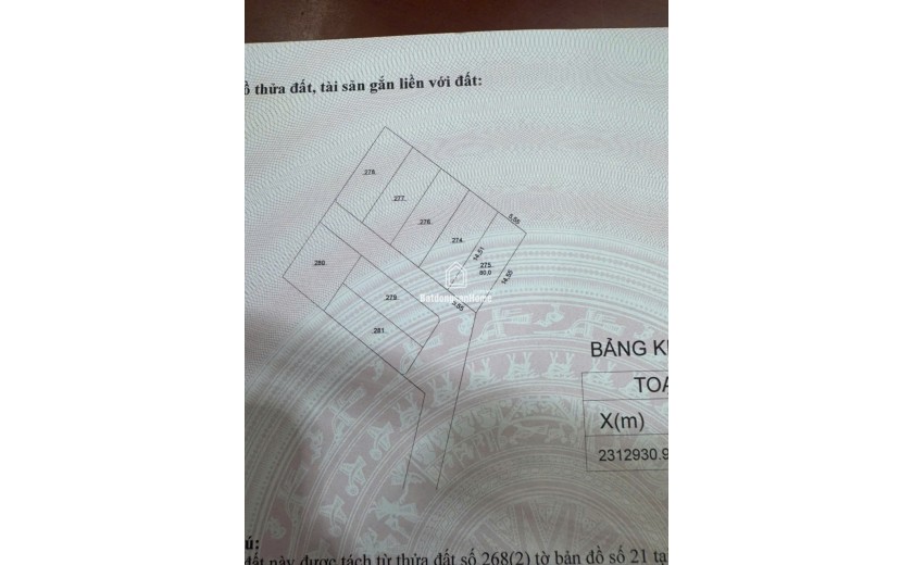 Bán 103.5m2 đất Ninh Sở giáp Vạn Phúc Thanh Trì gần cầu Ngọc Hồi giá chỉ nhỉnh 3 tỷ