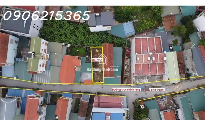 Tôi cần bán lô đất 89m2, Full thổ cư, tại Chúc Lý, Phường Chương Mỹ, TP Hà Nội, ô tô tránh, kinh doanh sầm uất