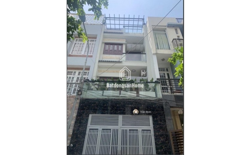 Bán nhà  Đặng Thùy Trâm ( kế bên ĐH Văn Lang ) - đường 12m - Nhà  4 tầng mới- 4 PN master - A4 - khu an ninh - thoáng mát