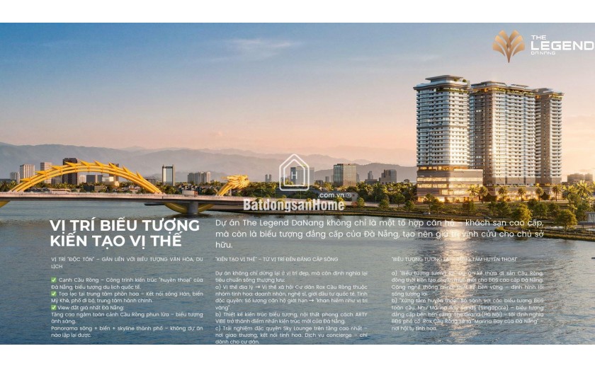 THE LEGEND - CĂN HỘ CAO CẤP DÀNH CHO CHỦ NHÂN XỨNG TẦM