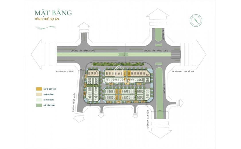 Bán suất ngoại giao biệt thự mặt đường Tây Thăng Long, dự án Jade Lake Reside