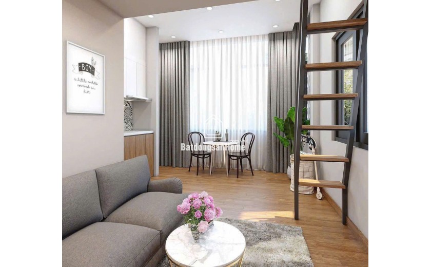 TÒA CHDV DT 80 TR  - GẦN SÂN BAY - 5 TẦNG THANG MÁY - 90M2 ( 5.6X15 M ) - 16 PHÒNG- - NỞ HẬU - PHÁP LÝ CHUẨN