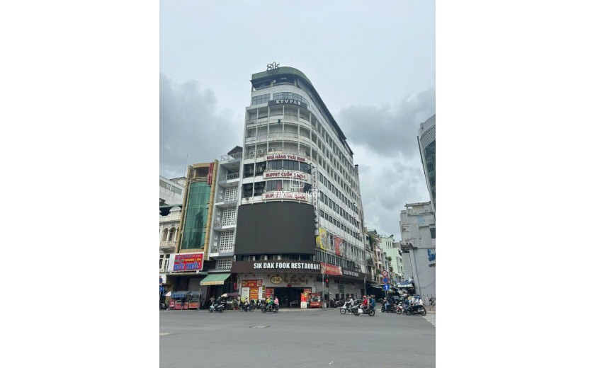 !!! Bán toà nhà góc 2MT siêu VIP Trần Hưng Đạo, P.Chợ Lớn Quận 5, 10 Tầng+TM Cn300.6m2