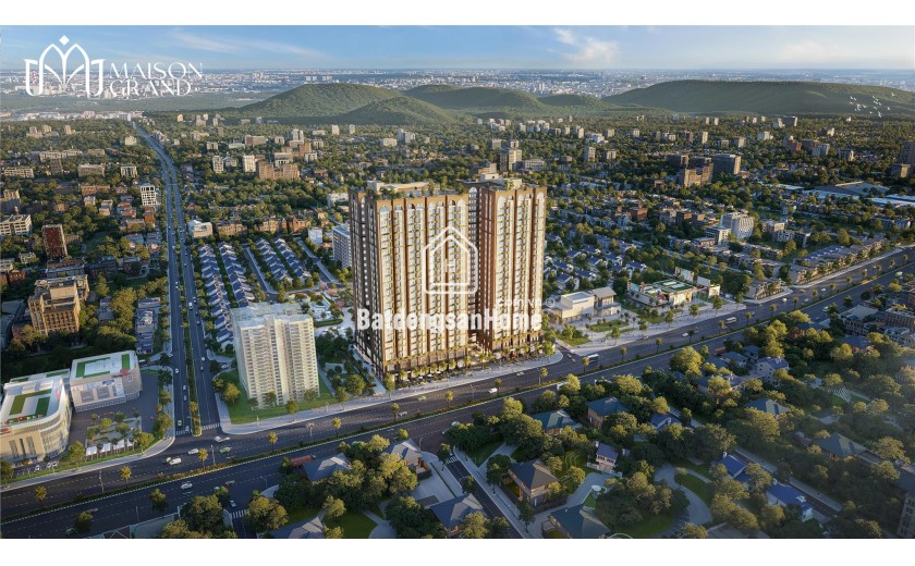 BÁN CĂN HỘ 1PN 50m² – MẶT TIỀN QL51 PHÚ MỸ, MAISON GRAND 1,65 TỶ