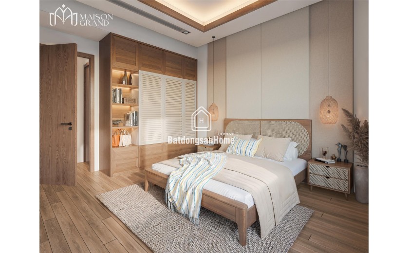 BÁN CĂN HỘ 2PN 60m² – TRUNG TÂM CẢNG PHÚ MỸ, MAISON GRAND 1,98 TỶ