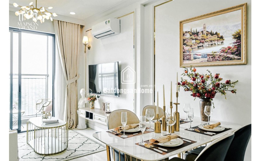 BÁN CĂN HỘ 1PN 50m² – TRUNG TÂM KCN PHÚ MỸ, MAISON GRAND 1,65 TỶ