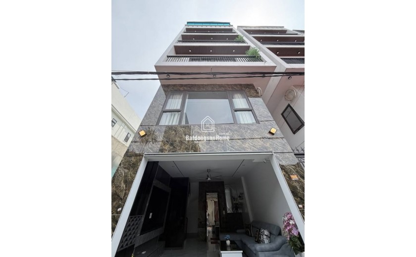 ĐÀM QUANG TRUNG, LONG BIÊN, 43M, 6 TẦNG, LÔ GÓC - THANG MÁY - FULL NỘI THẤT - HƠN 9 . TỎI