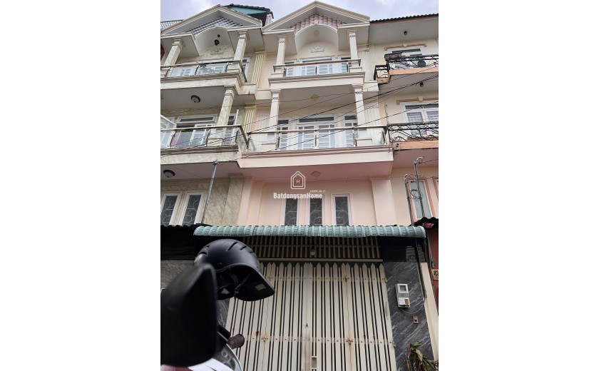 BÁN NHÀ 4 TẦNG 68M2 (4,5X15) HXH 7M THÔNG TÂN CHÁNH HIỆP 10 QUẬN 12.