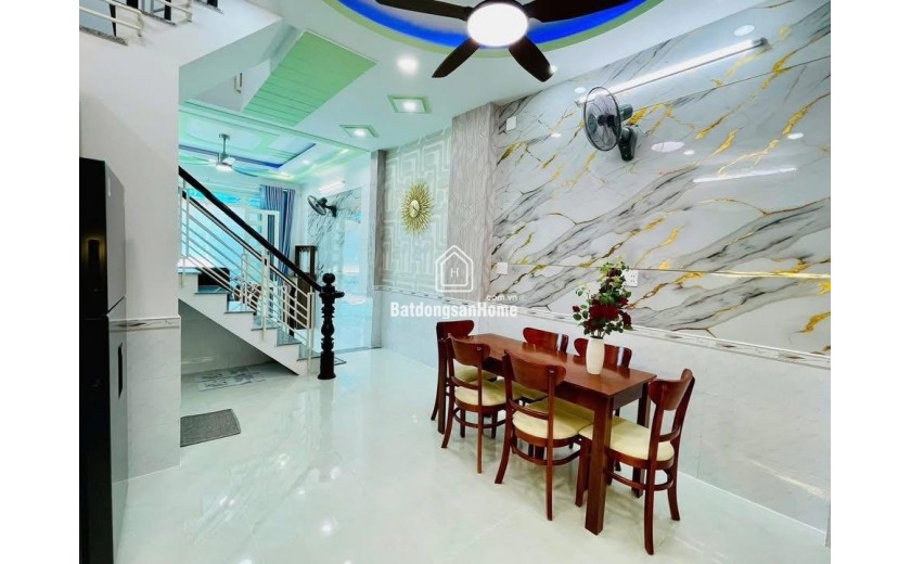 NHÀ 2 TẦNG MỚI ĐẸP 58M2 NGAY TRƯỜNG TÂN SƠN, ĐỐI DIỆN EMART, NGUYỄN DUY CUNG, P12, GÒ VẤP.