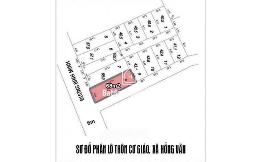 SIÊU HIẾM SIÊU ĐẸP ĐẤT TRỤC CHÍNH XÃ HỒNG VÂN - HÀ NỘI 