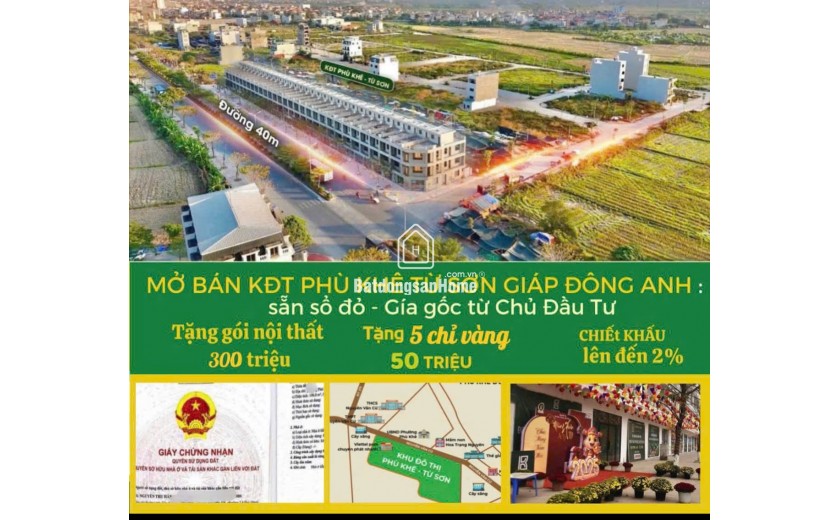 chính chủ bán shophouse kdt Phù Khê sổ đỏ kinh doanh ngay 0949809503