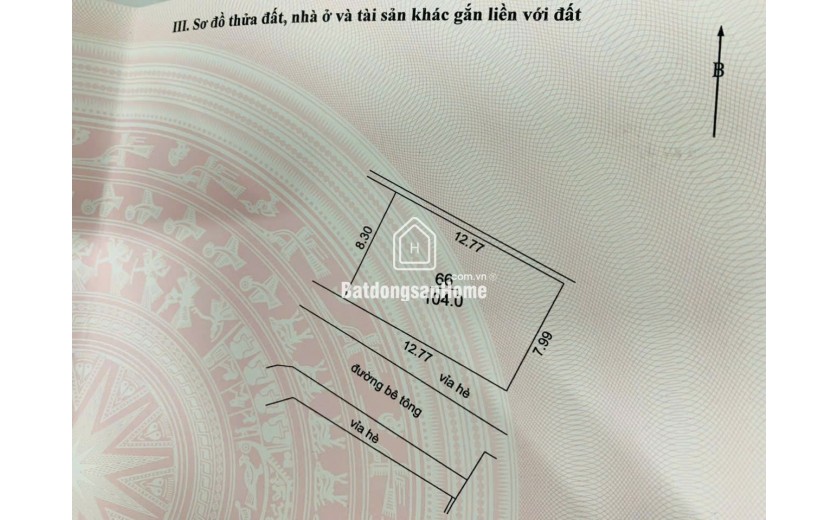 BÁN LÔ ĐẤT ĐẤU GIÁ - MAI HIÊN , ĐÔNG ANH 104M - VỊ TRÍ SIÊU ĐẸP NHỈNH 15 TỶ