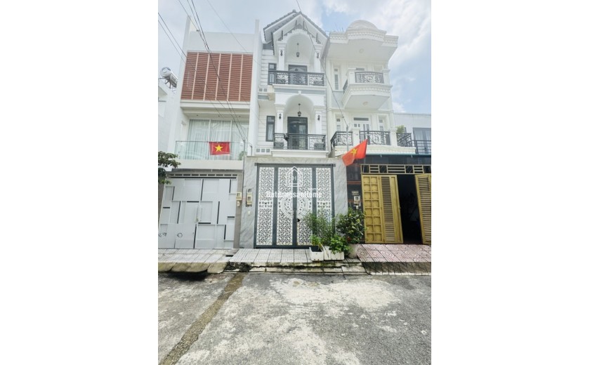 Bán nhà 3 tầng, DT 58 m2,  đường Số 2, Tăng Nhơn Phú, TP HCM. Sổ hồng, 6.39 tỷ.