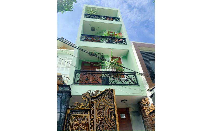 Bán nhà Đường 28, Bình Trưng Đông, Q.2 - 90m2, 4 tầng, 5PN, Sổ Hồng - Giá 9.1 tỷ.