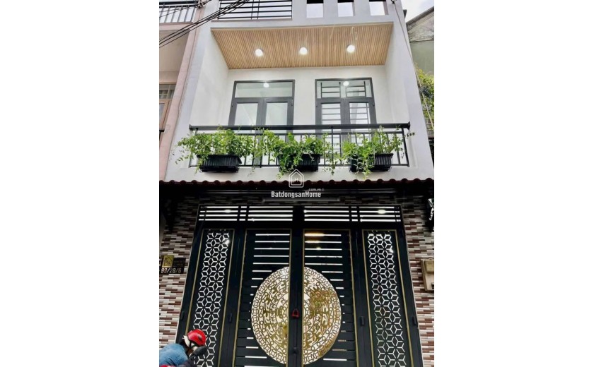 NHÀ 2 TẦNG BTCT MỚI TINH 44M2, HẺM XE HƠI MỘT TRỤC THỚI AN 16. GẦN CHỢ THỚI AN, QUẬN 12.