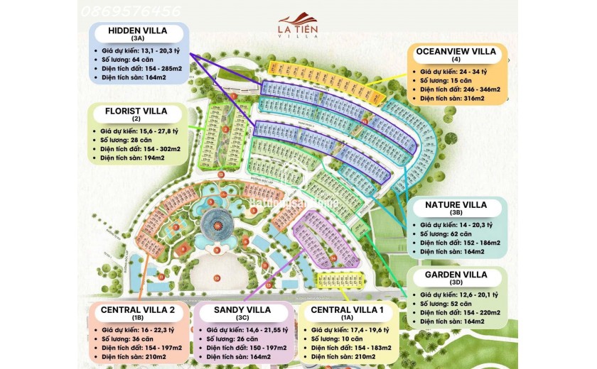 DỰ ÁN BIỆT THỰ BIỂN LATIÊN VILLA TẠI KHÁNH HOÀ