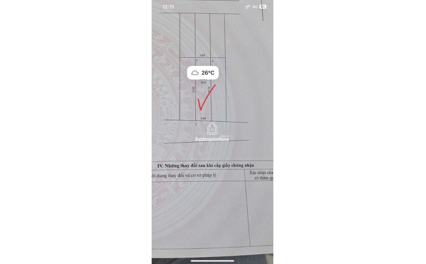 Bán lô đất trục chính kinh doanh xã Thư Phú - Thường Tín giá nhỉnh 3 tỷ
DT 55,6m2 - MT = MS: 3.69m