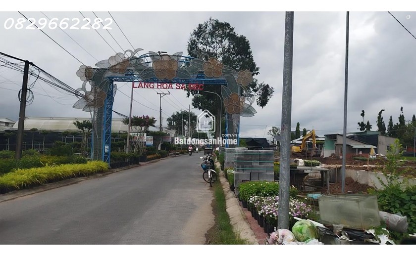 Bán Đất Thổ Cư Đường Làng Hoa, Sa Đéc. 196m2, SHR, Giá 3.2 Tỷ.