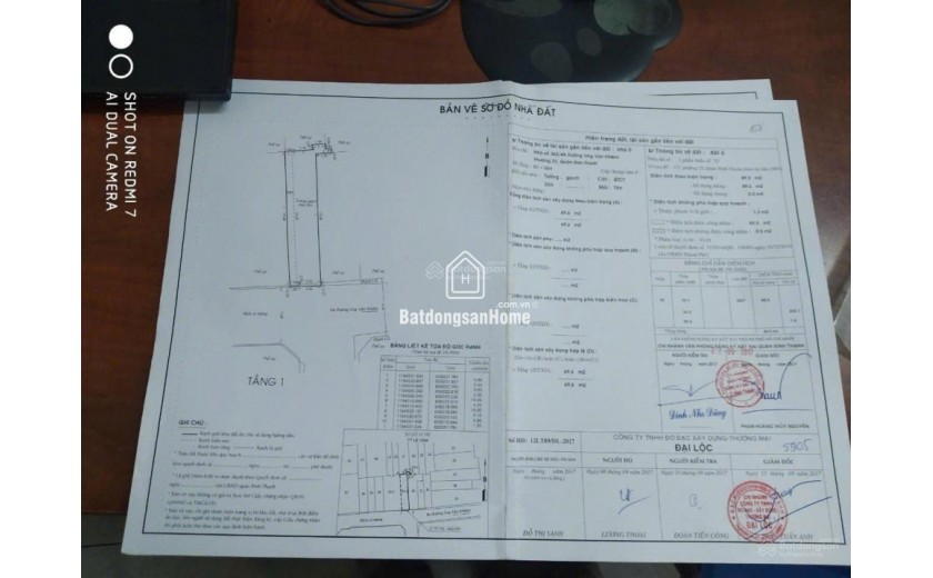ĐƯỜNG XE HƠI 2 CHIỀU - TÂN CẢNG - 89M2 ( 4.4 X21) - XÂY CAO TẦNG