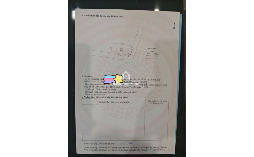 BÁN SIÊU PHẨM LÔ GÓC TRỤC CHÍNH XÃ TỰ NHIÊN - THƯỜNG TÍN GIÁ NHỈNH 3 TỶ
DT: 80M2