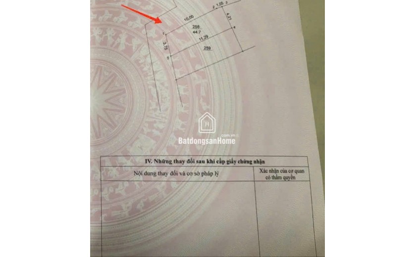 Bán lô góc 45m2 siêu đẹp tại thôn Xâm Xuyên ,xã Hồng Vân,Thường Tín, Hà Nội giá hơn 2 tỷ