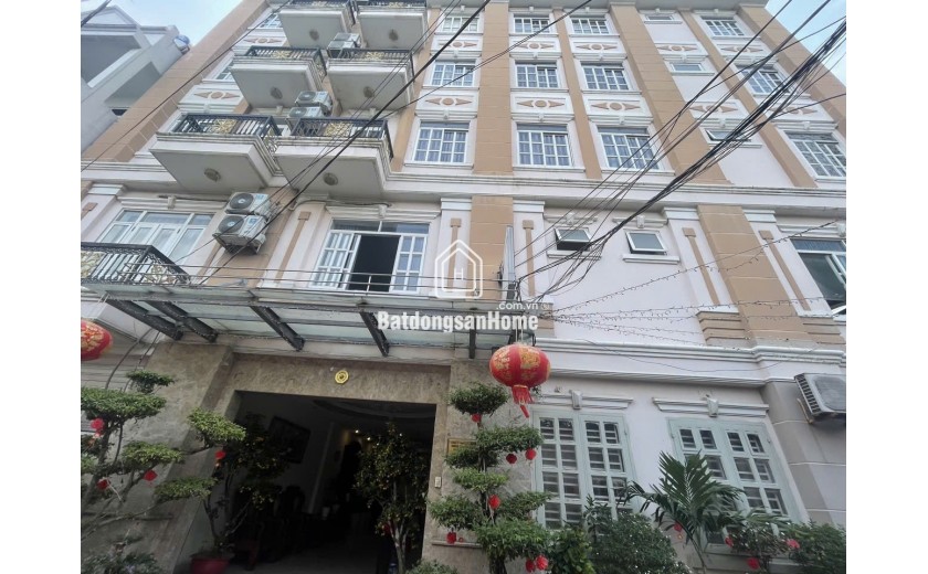 KHÁCH SẠN LÔ GÓC 3  MẶT TIỀN VỚI 5 TẦNG - CÓ HẦM VÀ THANG MÁY