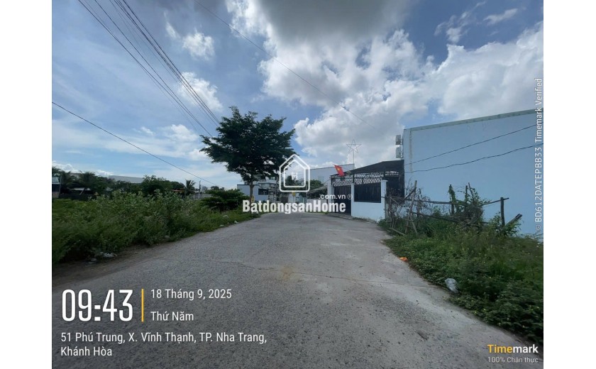 Đất Giá Rẻ Gần Khu Mini Phú Trung – Tây Nha Trang