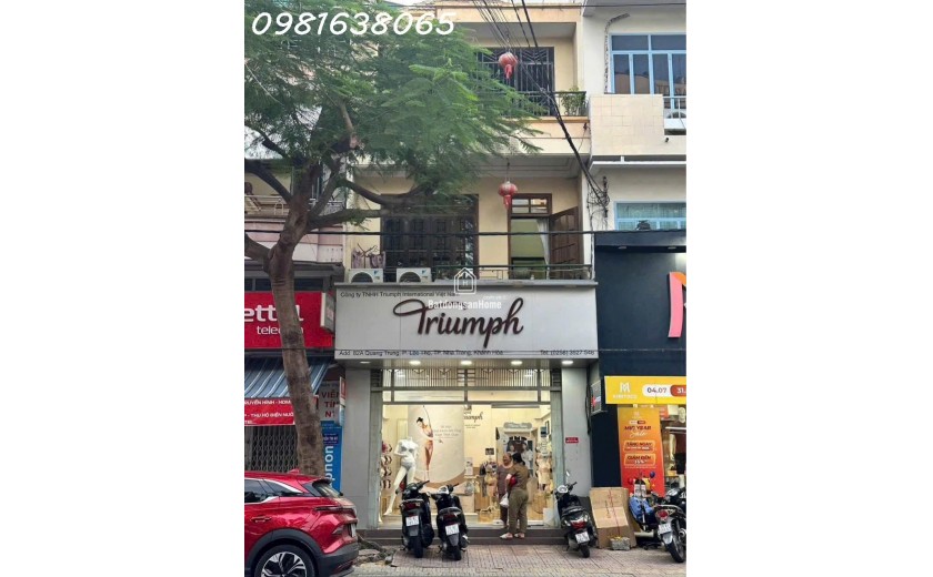 BÁN NHÀ 3 TẦNG MẶT TIỀN QUANG TRUNG – TRUNG TÂM NHA TRANG